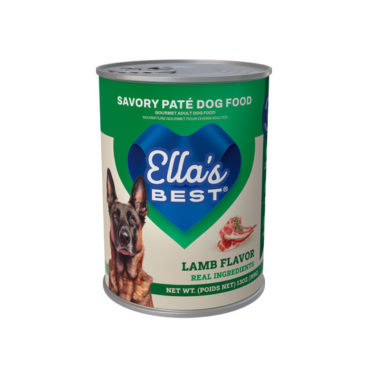 Ella's Best Lamb Flavor Savory Paté Dog Food 13 oz