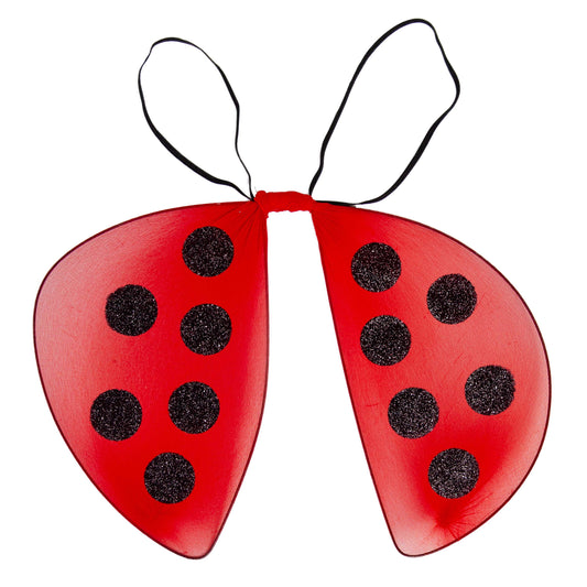 Ladybug Hat and Wings Cat Costume