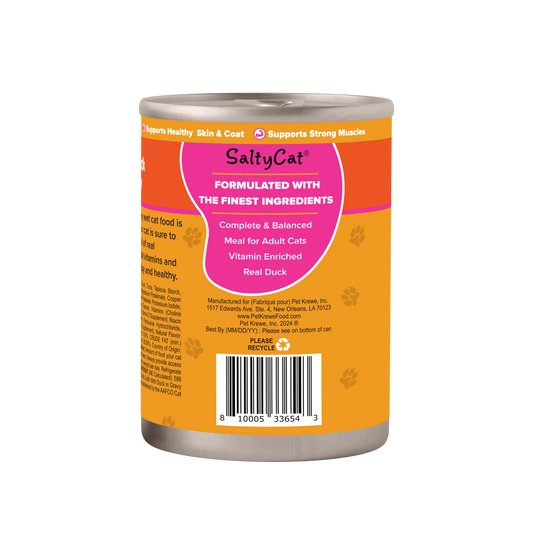 Salty Cat Mince with Duck Cat Food 13 oz