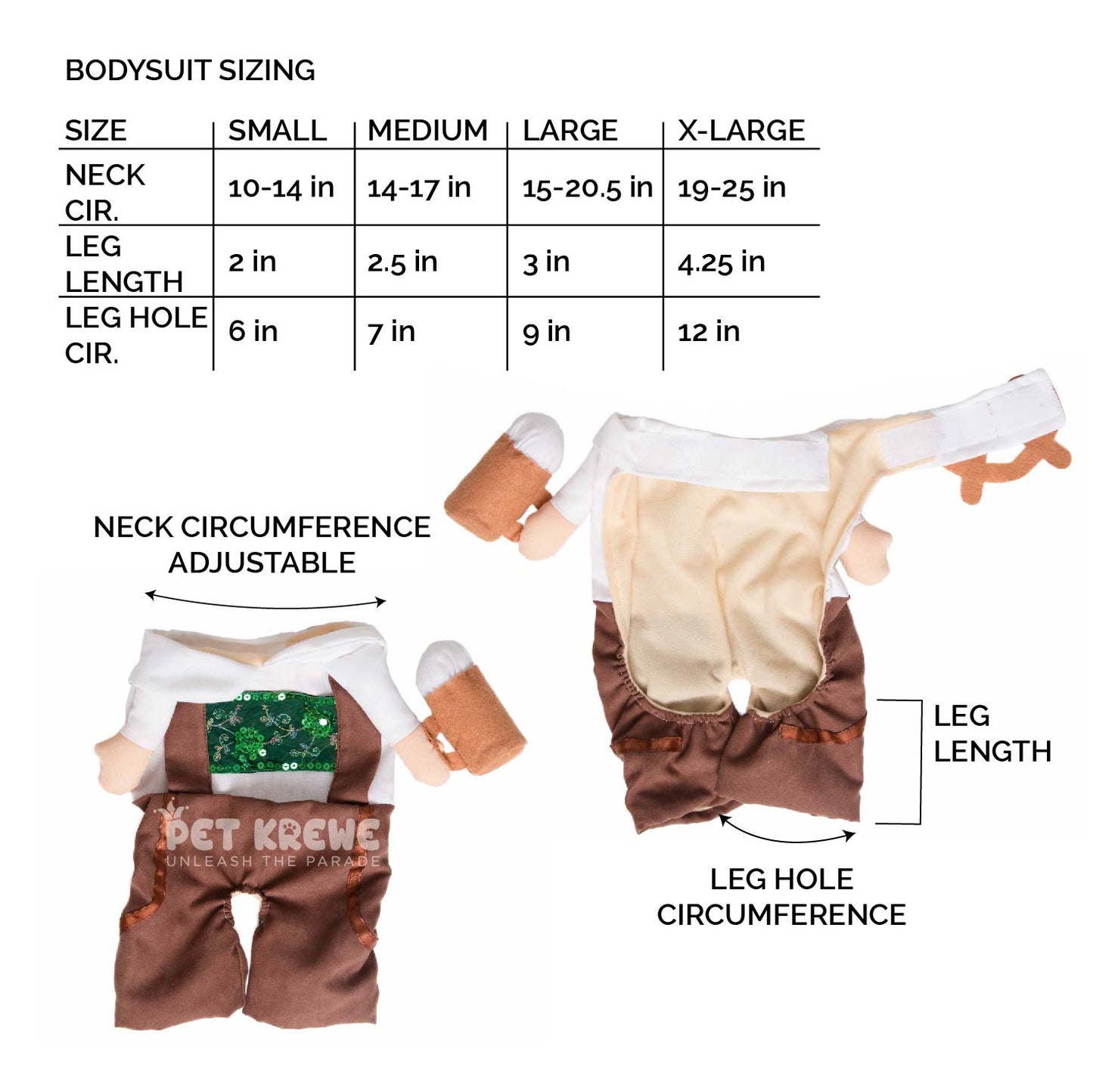 German Oktoberfest Dog Costume