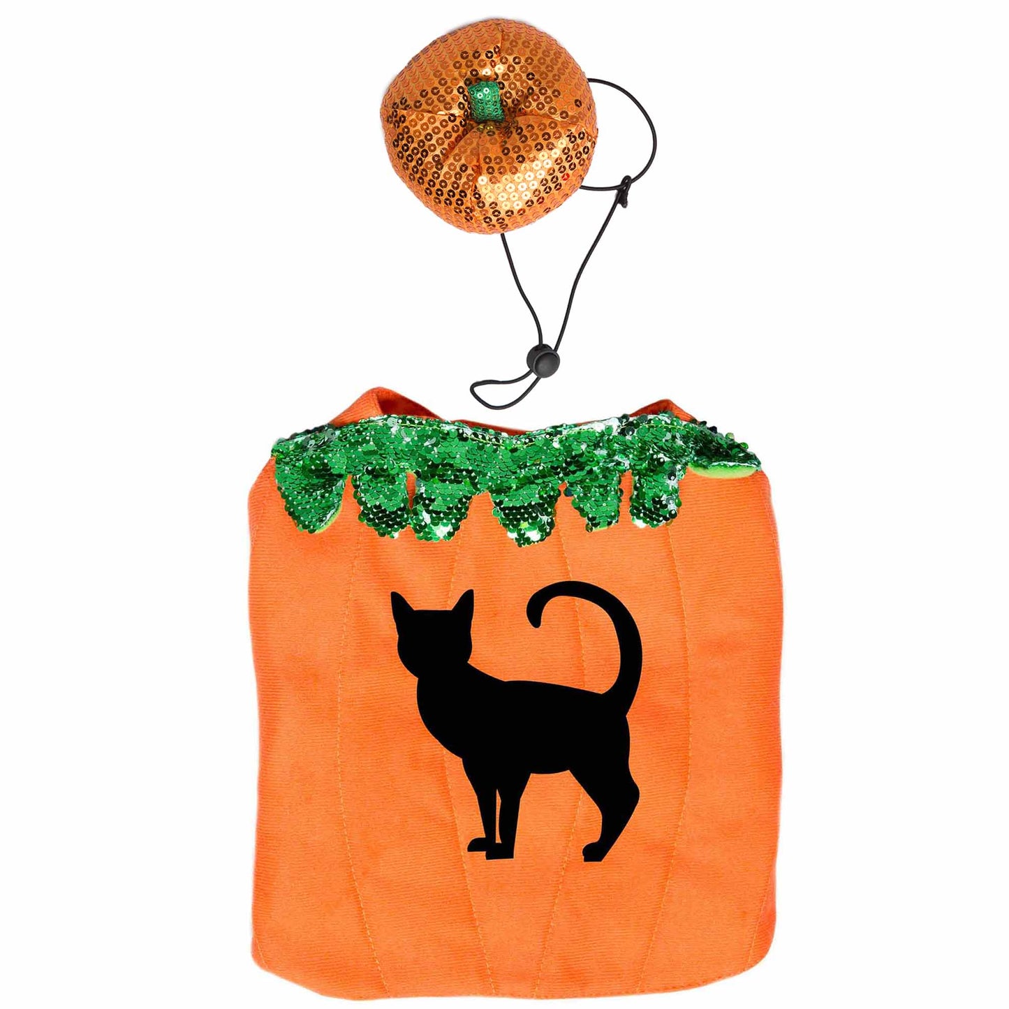Halloween Pumpkin Cat Costume