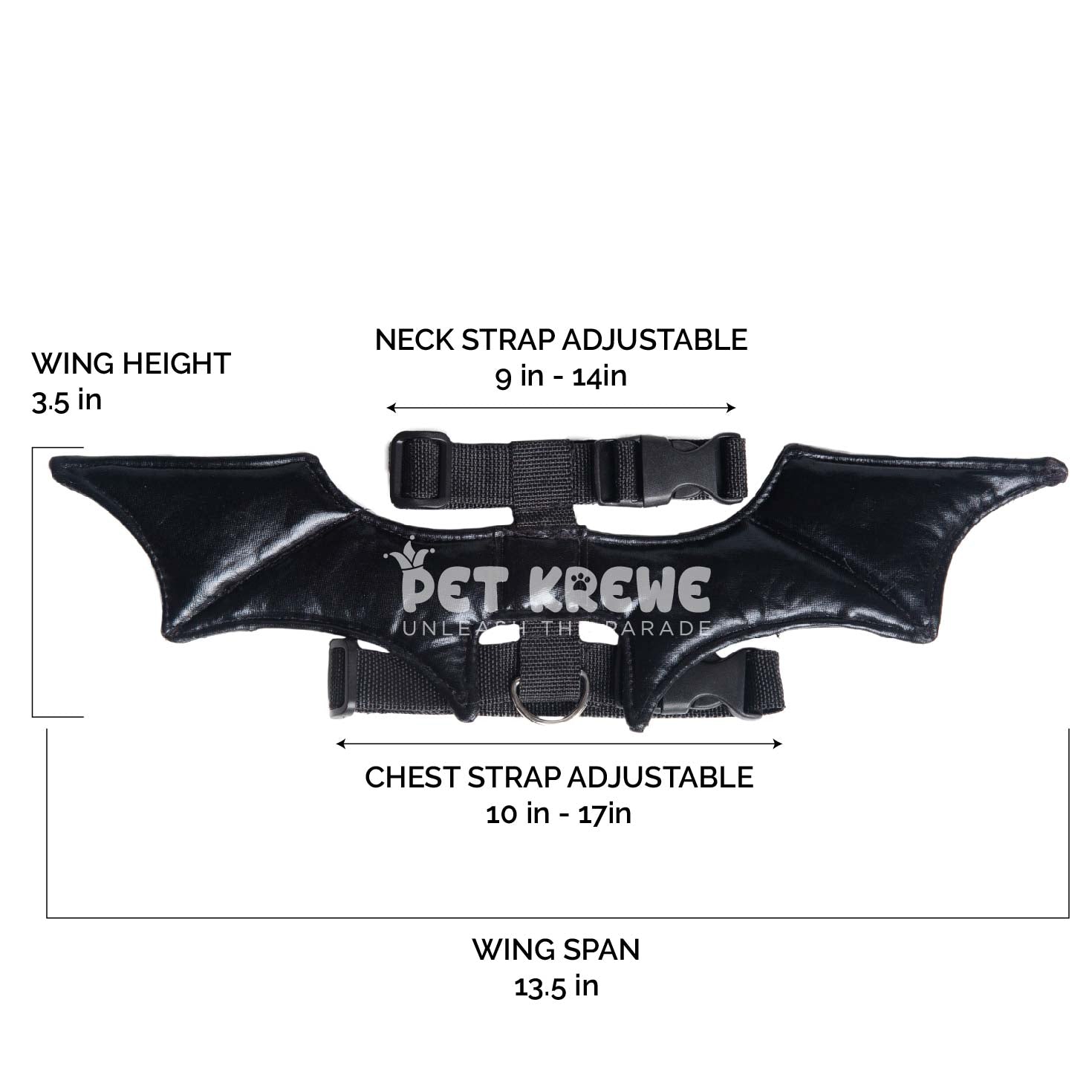 Bat Harness Costume for Cats