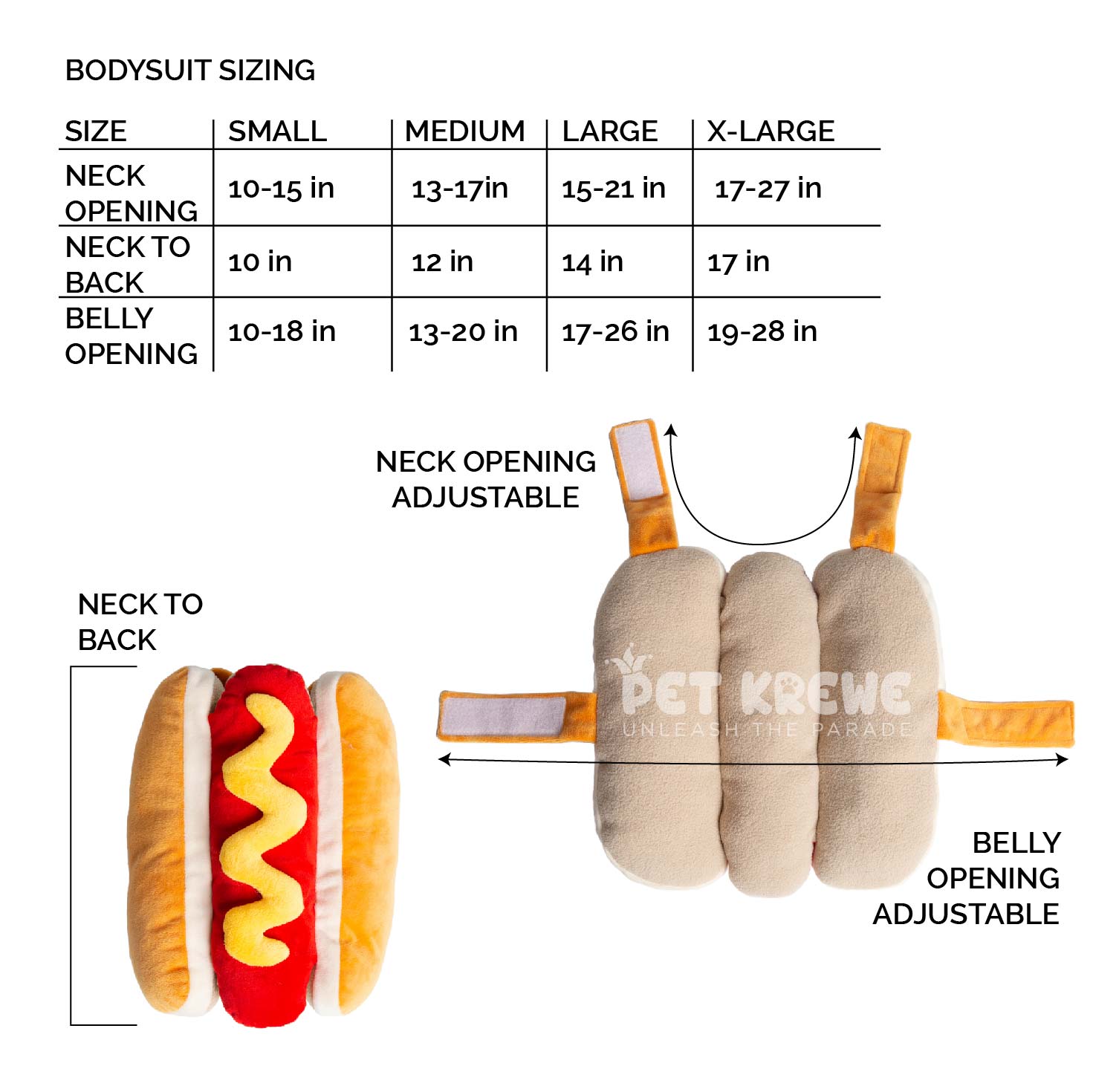 dog hotdog costume