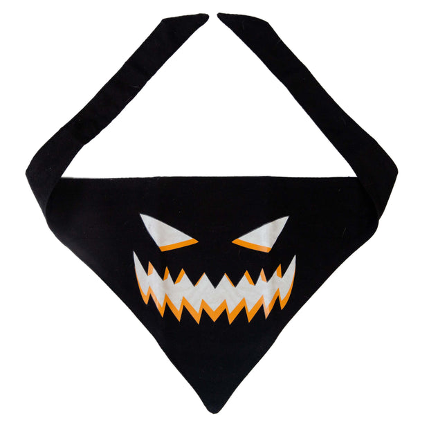 Glow-in-the-Dark Jack-O-Lantern Bandana