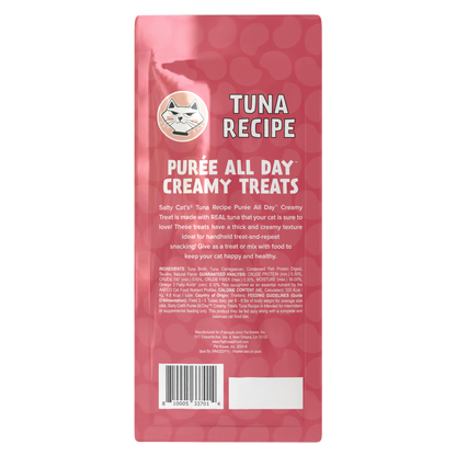 Salty Cat Purée All Day Natural Creamy Tuna Tube Treat for Cats, 15g Tube