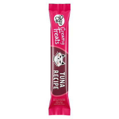 Salty Cat Purée All Day Tuna, Salmon & Chicken Variety Tube Treat for Cats, 15g Tube