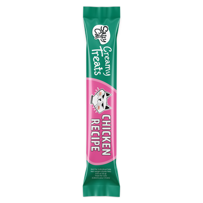 Salty Cat Purée All Day Tuna, Salmon & Chicken Variety Tube Treat for Cats, 15g Tube