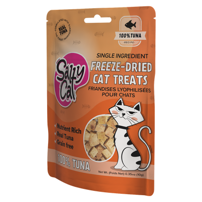 Salty Cat Natural Freeze-Dried Tuna Cat Treats, 10g Bag