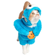 cookie monster cat costume
