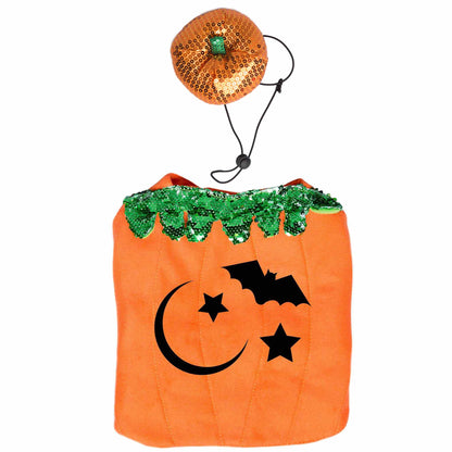 Halloween Pumpkin Cat Costume
