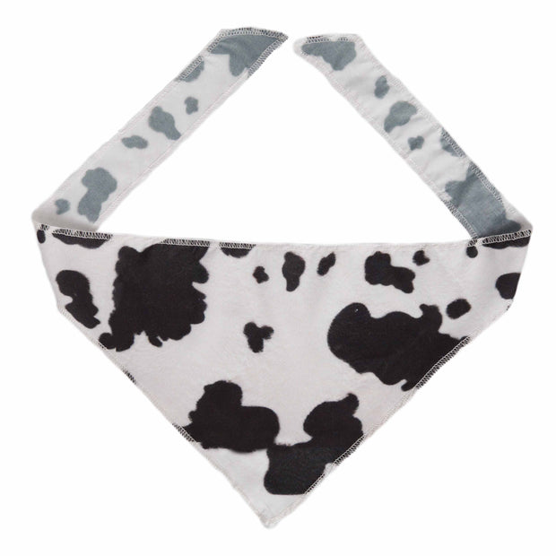 Farm theme cow print pet bandana
