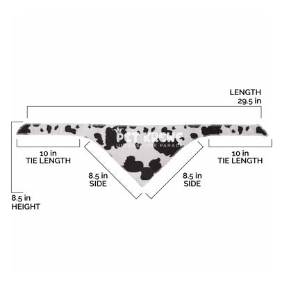 Cow Print Pet Bandana