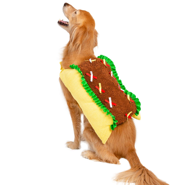 large dog costume taco 