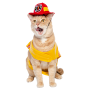 firefighter cat costume
