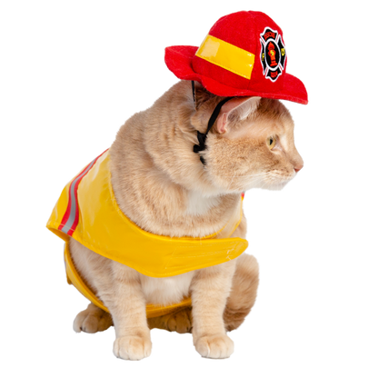 cat firefighter costume