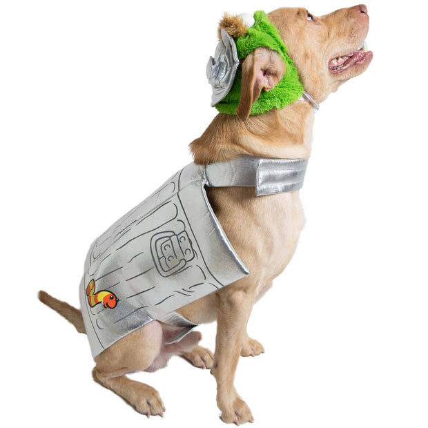 oscar the grouch dog costume